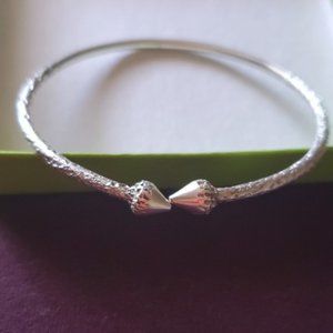 Sterling Silver Vintage West Indian bangle bracelet